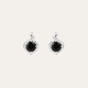 Aros Fuego Black plata 925