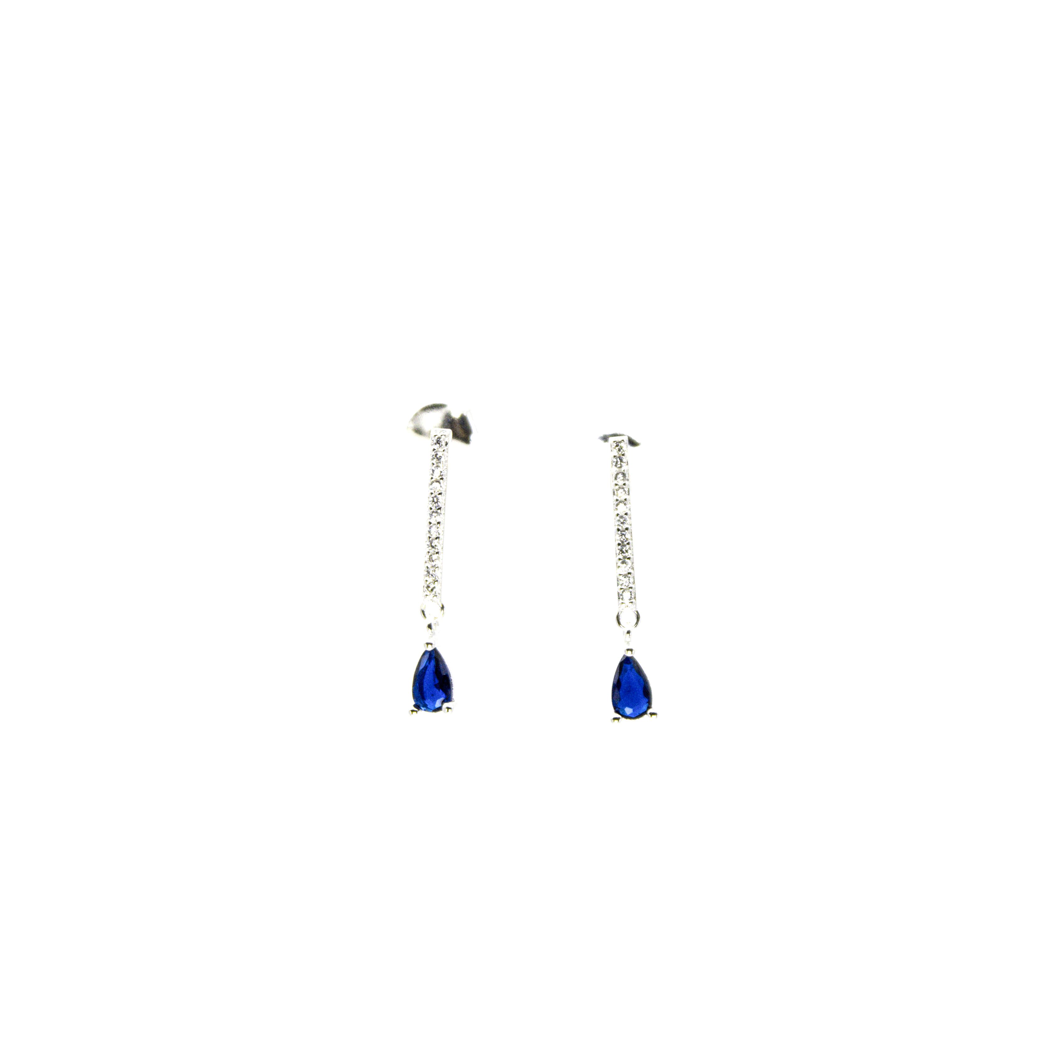 Aros Gota de Oceano Plata 925