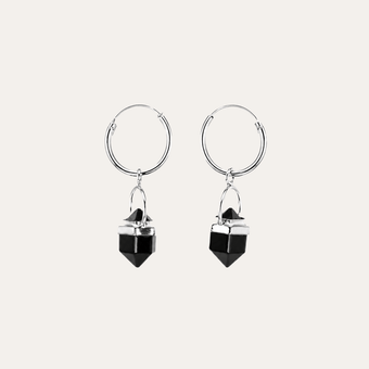 Aros Halo Nocturno Plata 925