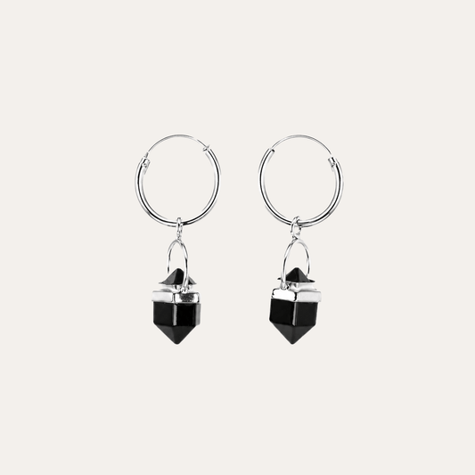 Aros Halo Nocturno Plata 925