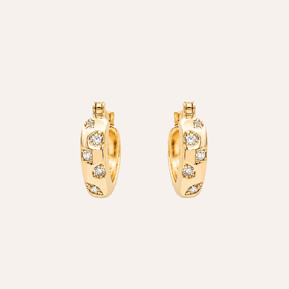 Aros Monaco baño oro