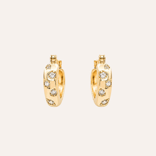 Aros Monaco baño oro