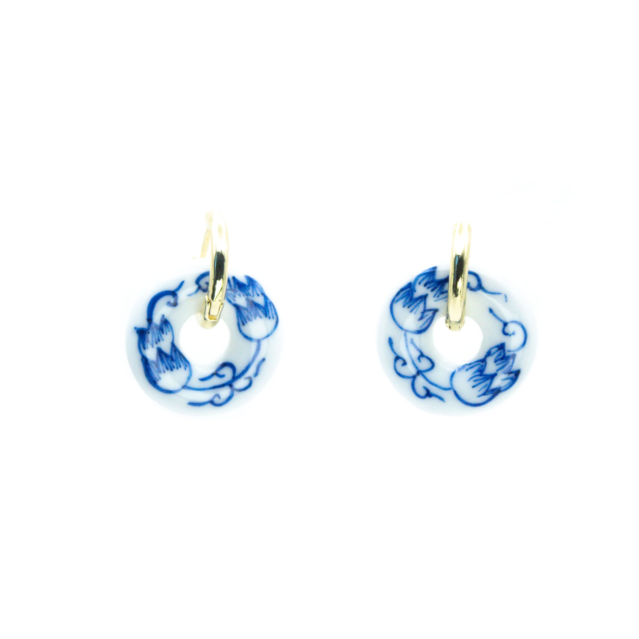 Aros Oriente Baño en Oro