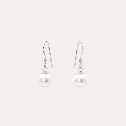 Aros Perla Caspia Plata 925