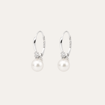 Aros Perla Eden plata 925