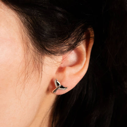 Aros Plata 925 Cola de Ballena Modelo