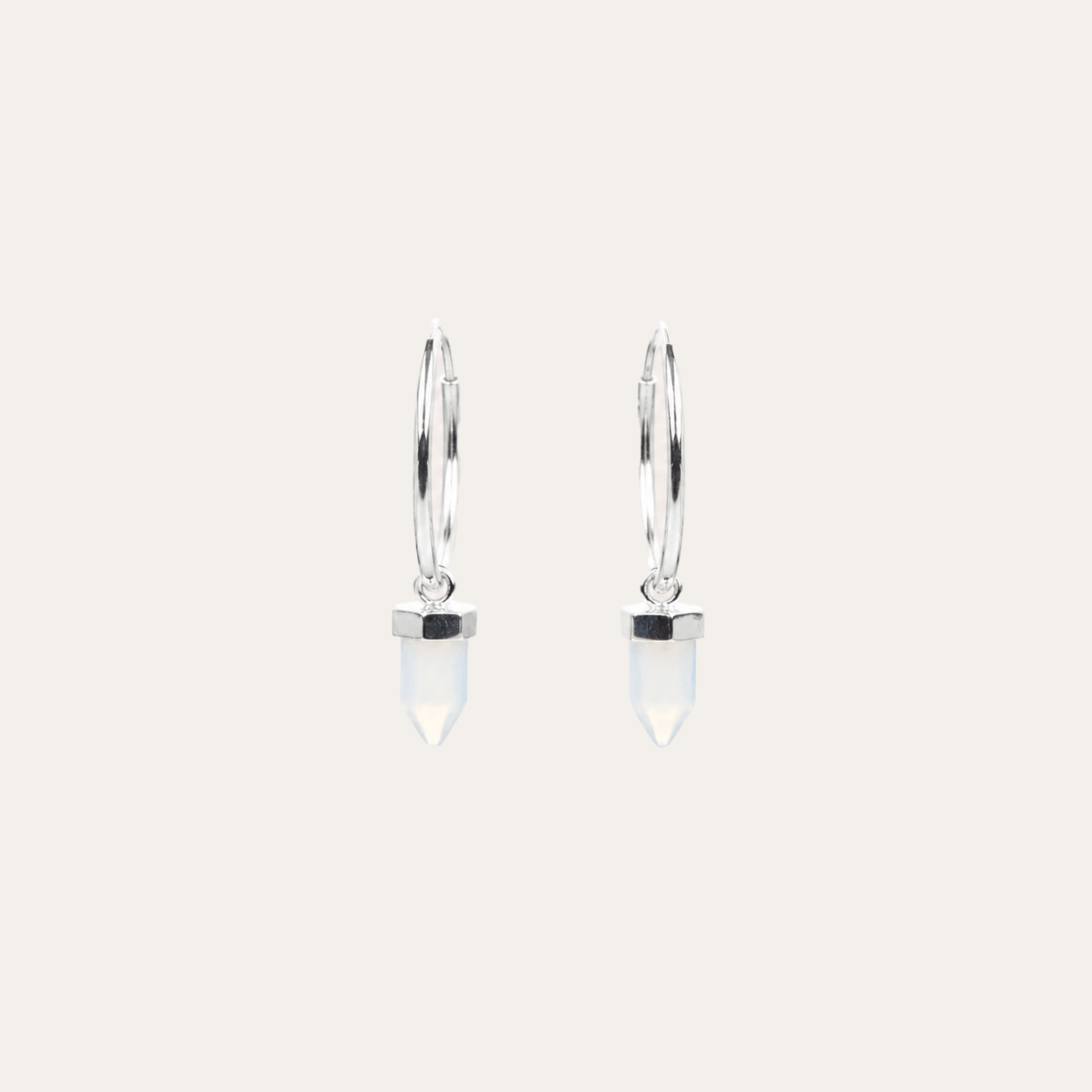 Aros Rayo Luna Plata925