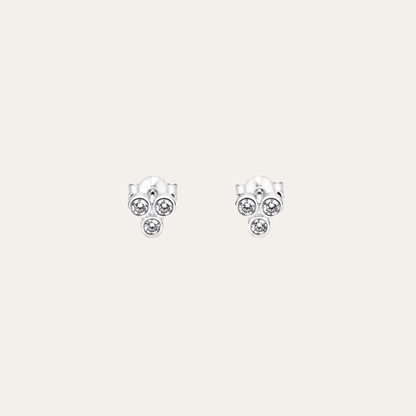 Aros Tres Destellos Plata 925