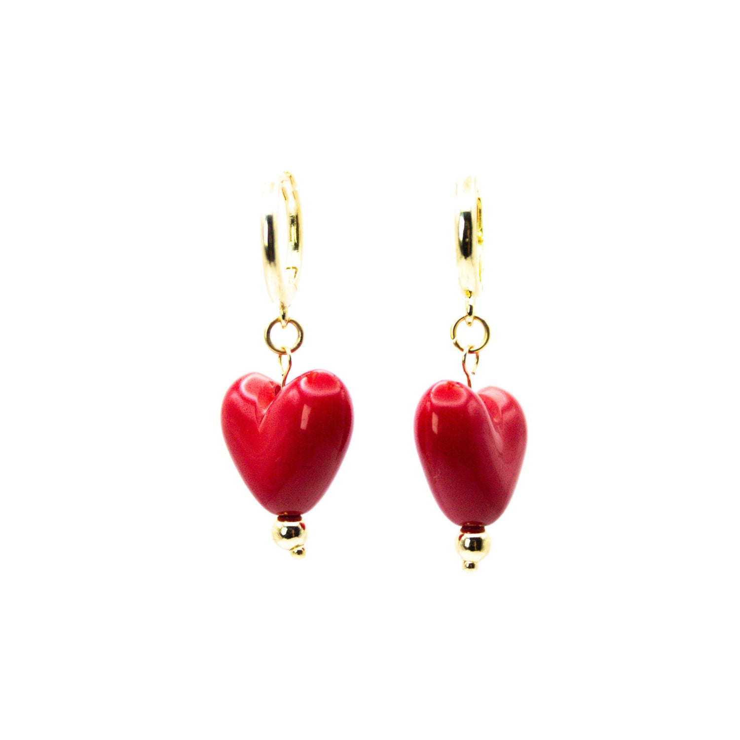 Aros con Baño en Oro 18k