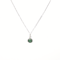 Collar 'Géma' Raiz de Esmeralda Plata 950