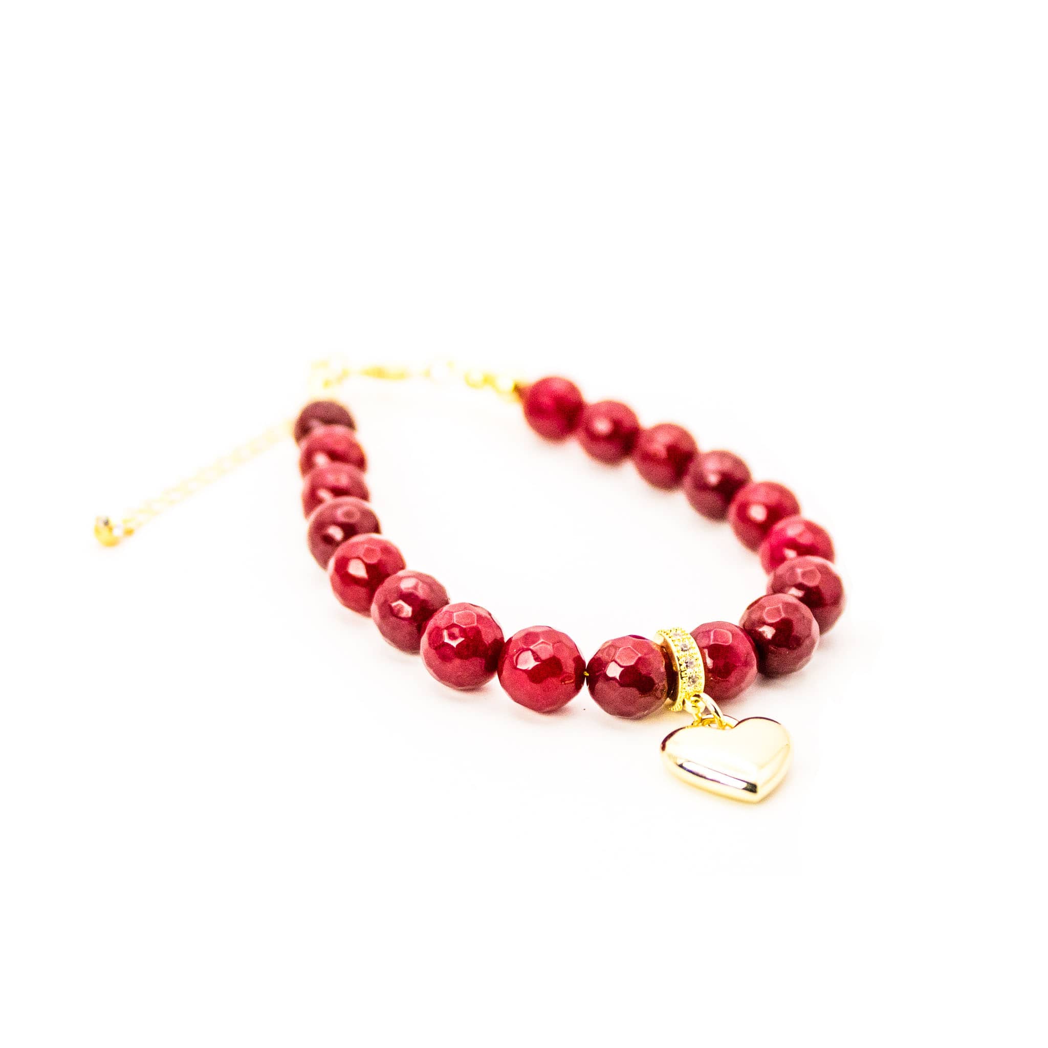 Pulsera 'Rojo Encanto' Piedras