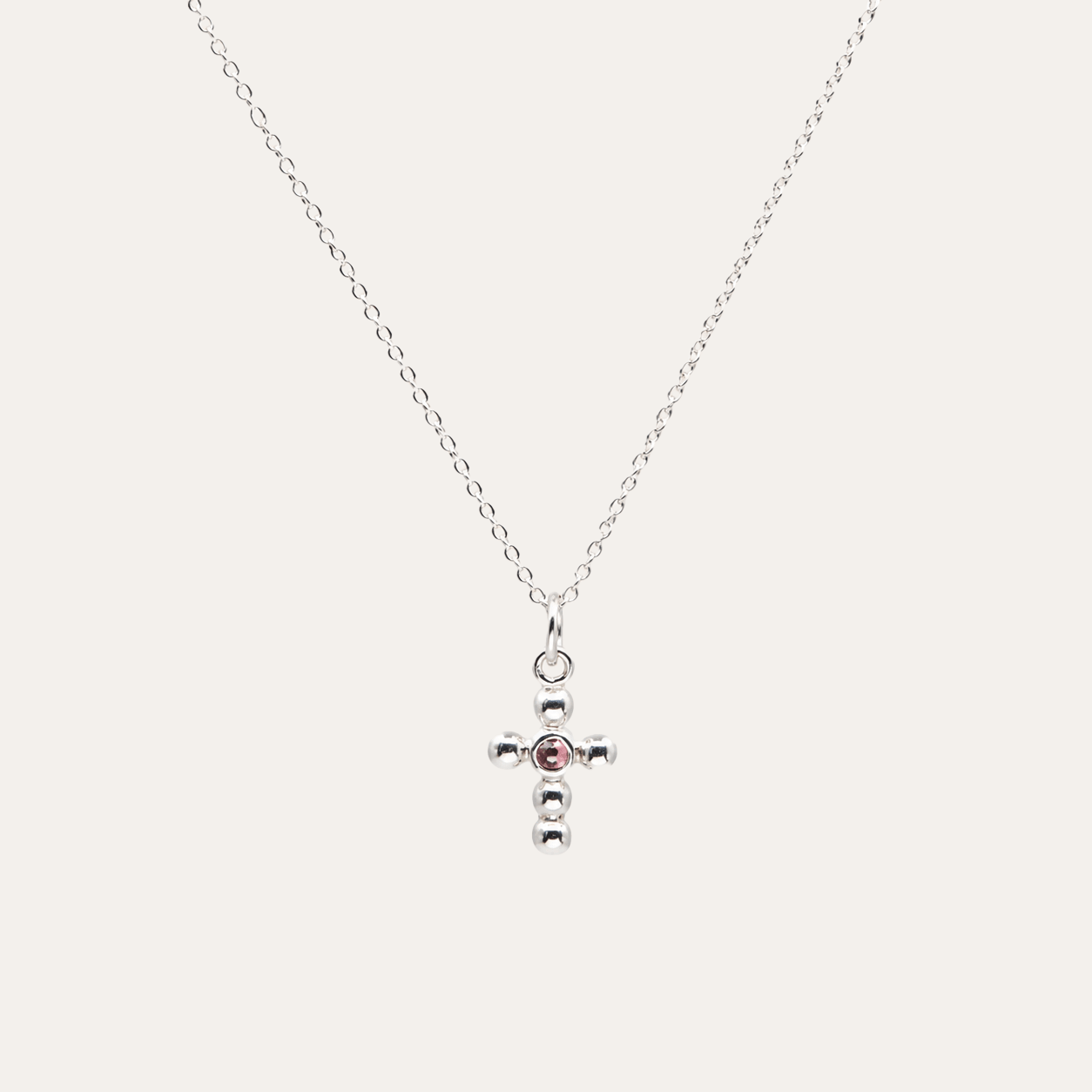 Collar Cruz Agnus Granate