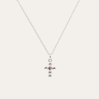 Collar Cruz Agnus Granate