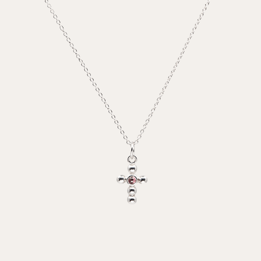 Collar Cruz Agnus Granate