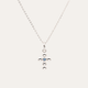 Collar Cruz Agnus Topacio London blue