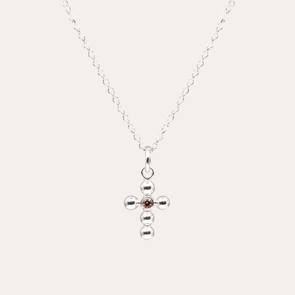 Collar Agnus Turmalina Rosa