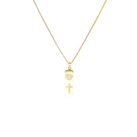 Collar Amar y Creer Baño en Oro