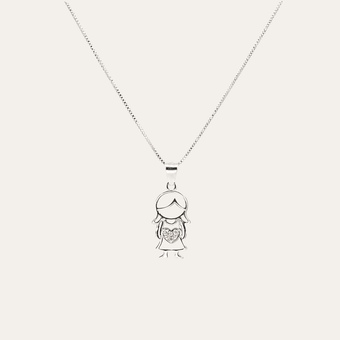 Collar Amor de mama plata 925