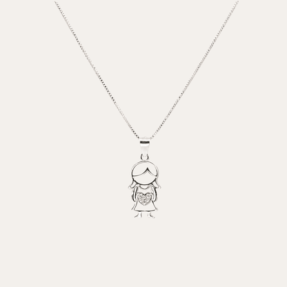 Collar Amor de mama plata 925
