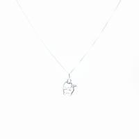 Collar Amor Gatuno Plata 925