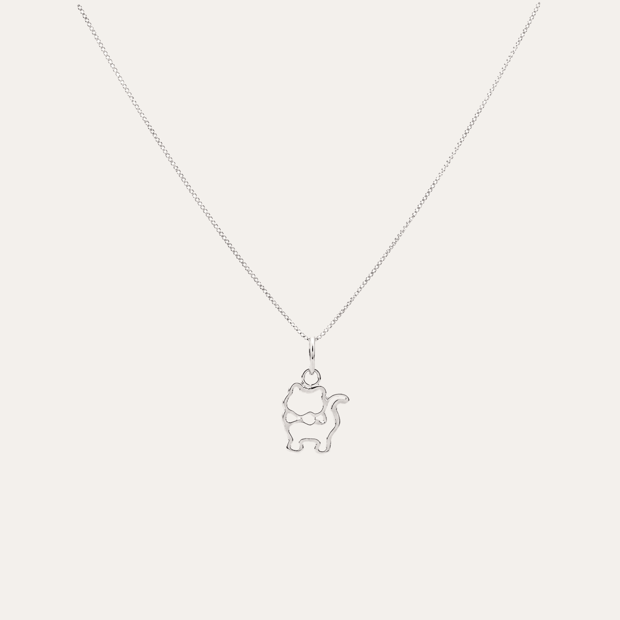 Collar Amor Gatuno plata 925