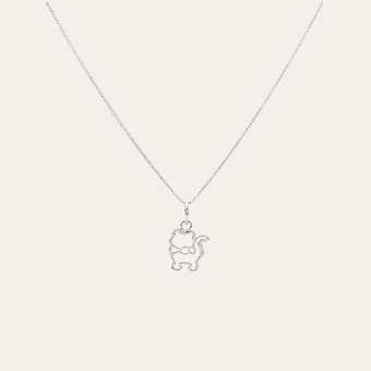 Collar Amor Gatuno plata 925