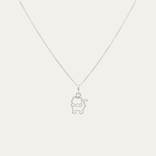 Collar Amor Gatuno plata 925
