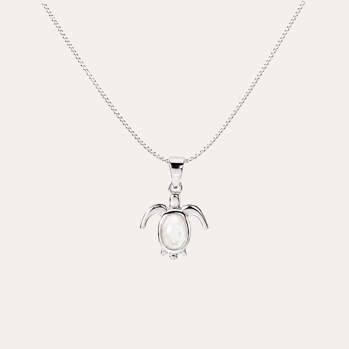 Collar aqua plata 925