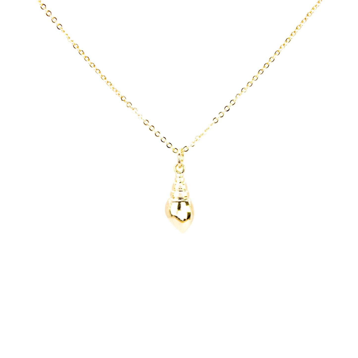 Collar Baño de Oro Caracola de Mar