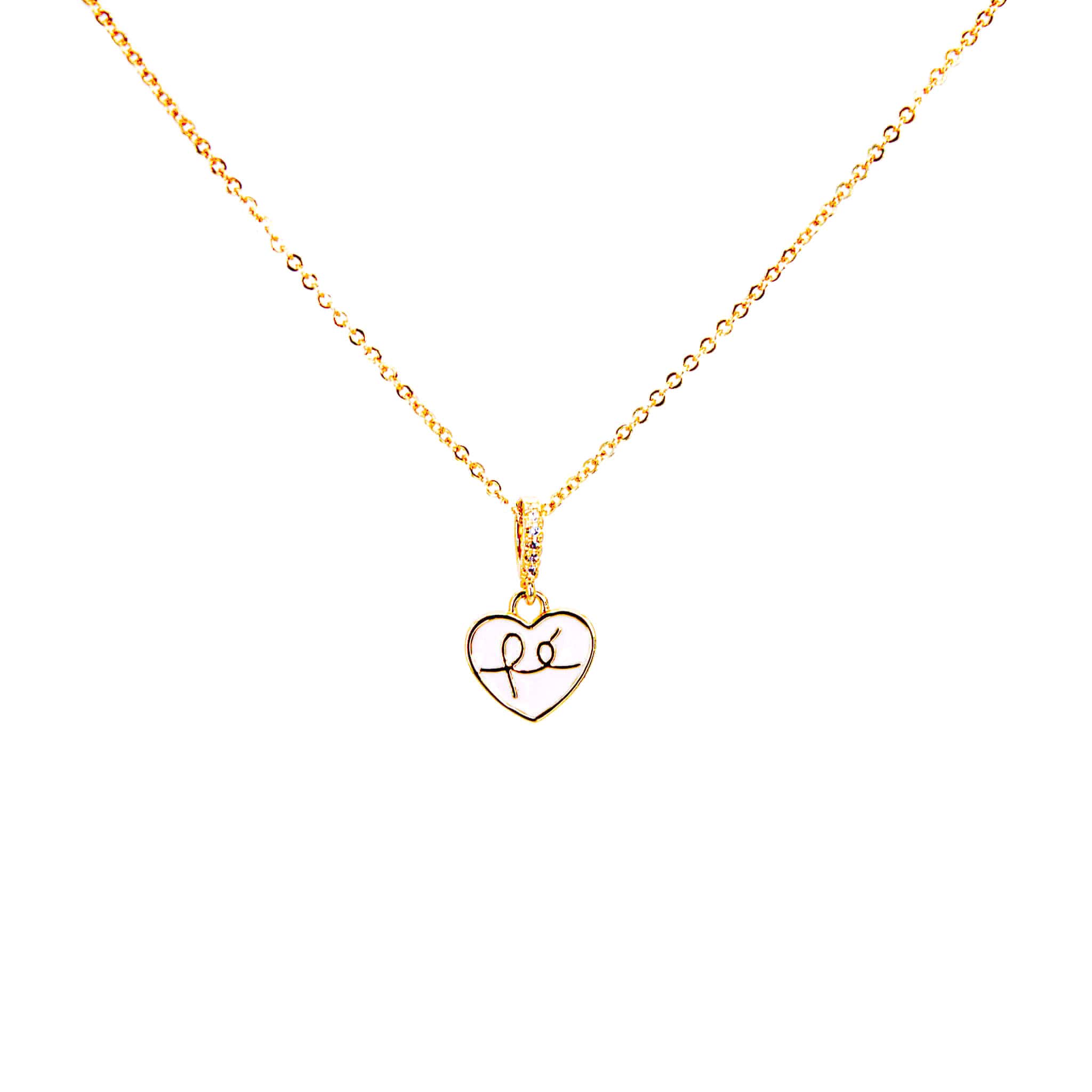 Collar Baño de Oro Fe Belen Rosa