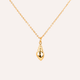Collar Caracola bano oro