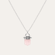 Collar Casiopea Cuarzo rosa