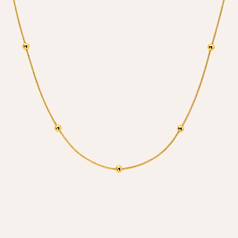 Collar Cassia Baño Oro