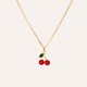 Collar Cereza mini