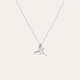 Collar Colibri en vuelo plata 925