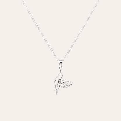 Collar Colibri de luz plata925