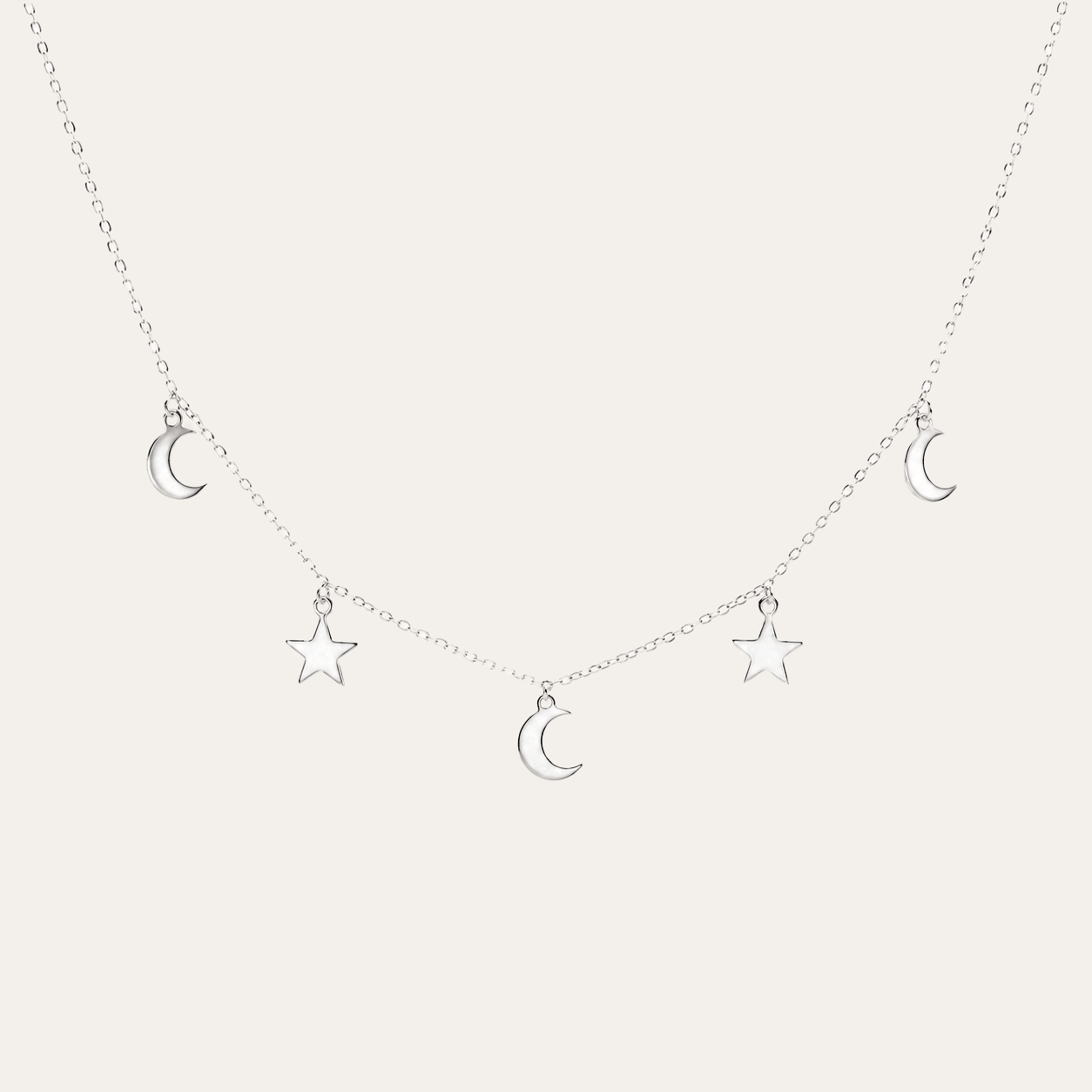 Collar constelacion lunar plata925