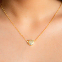 Collar Corazón Destelleante Modelo