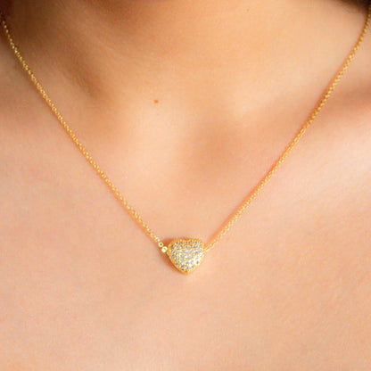 Collar Corazón Destelleante Modelo