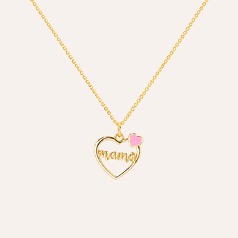 Collar Corazon Mama