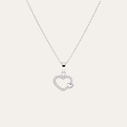 collar Corazones eternos plata 925