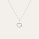 collar Corazones eternos plata 925