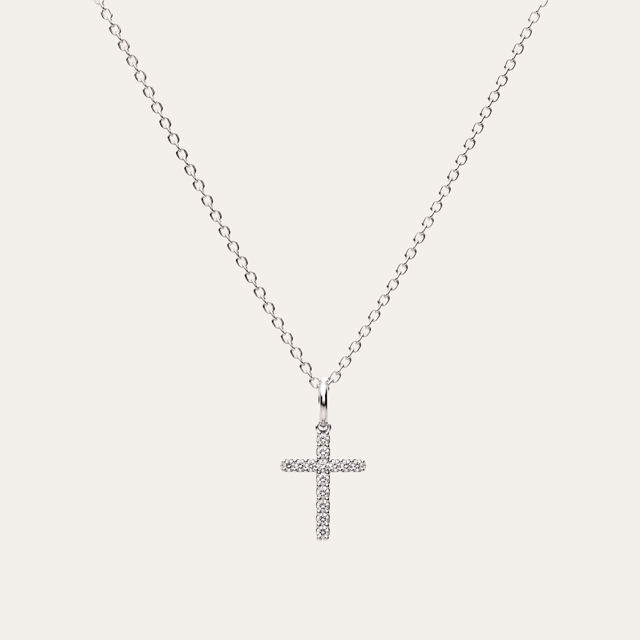 Collar Cruz Adira plata 925