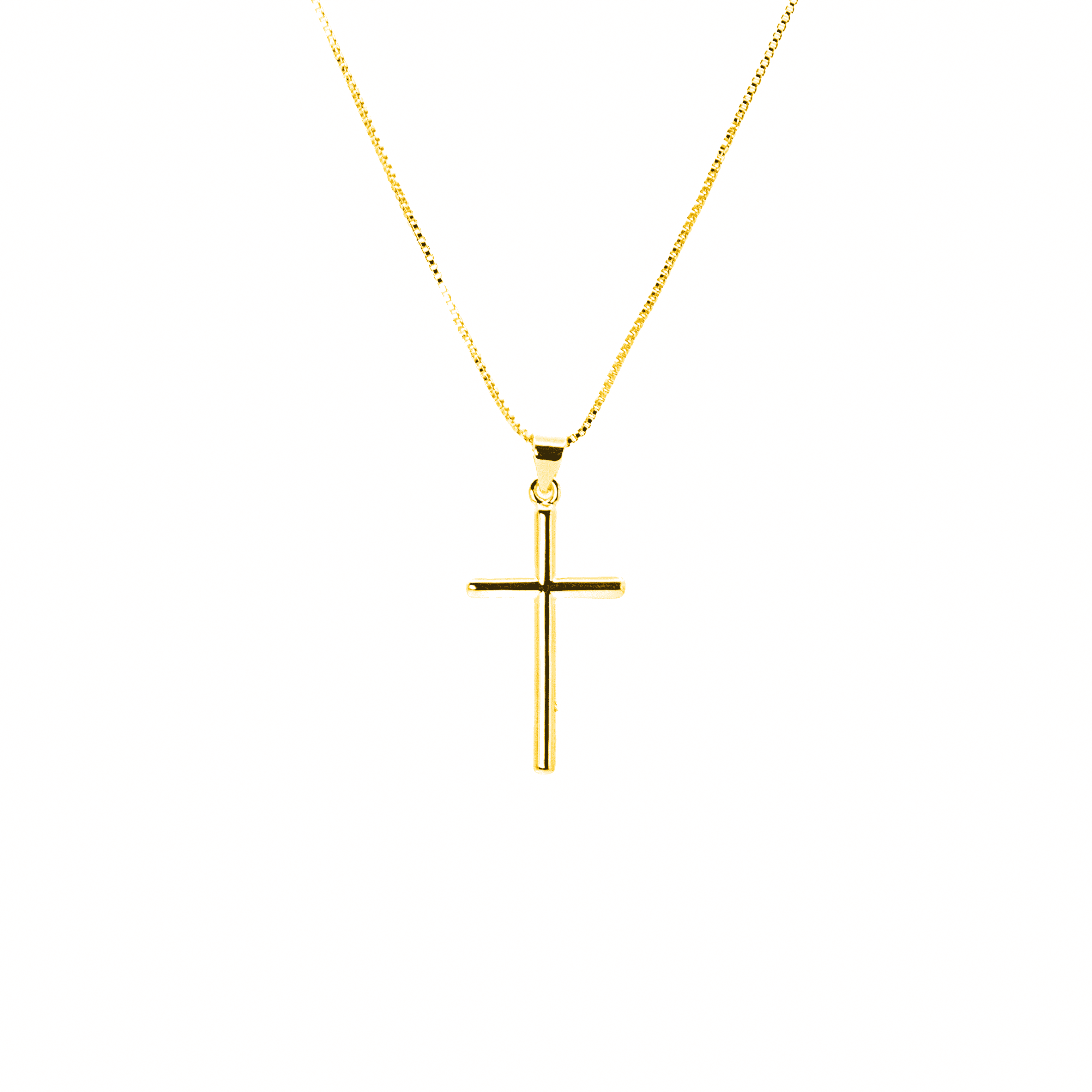 Collar Cruz Alma Baño en Oro