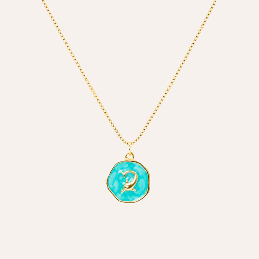 Collar Delfin Oceanico bano oro
