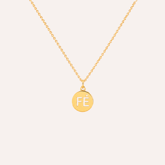 Collar Fe Baño Oro