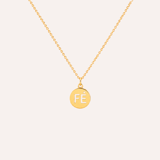 Collar Fe Baño Oro