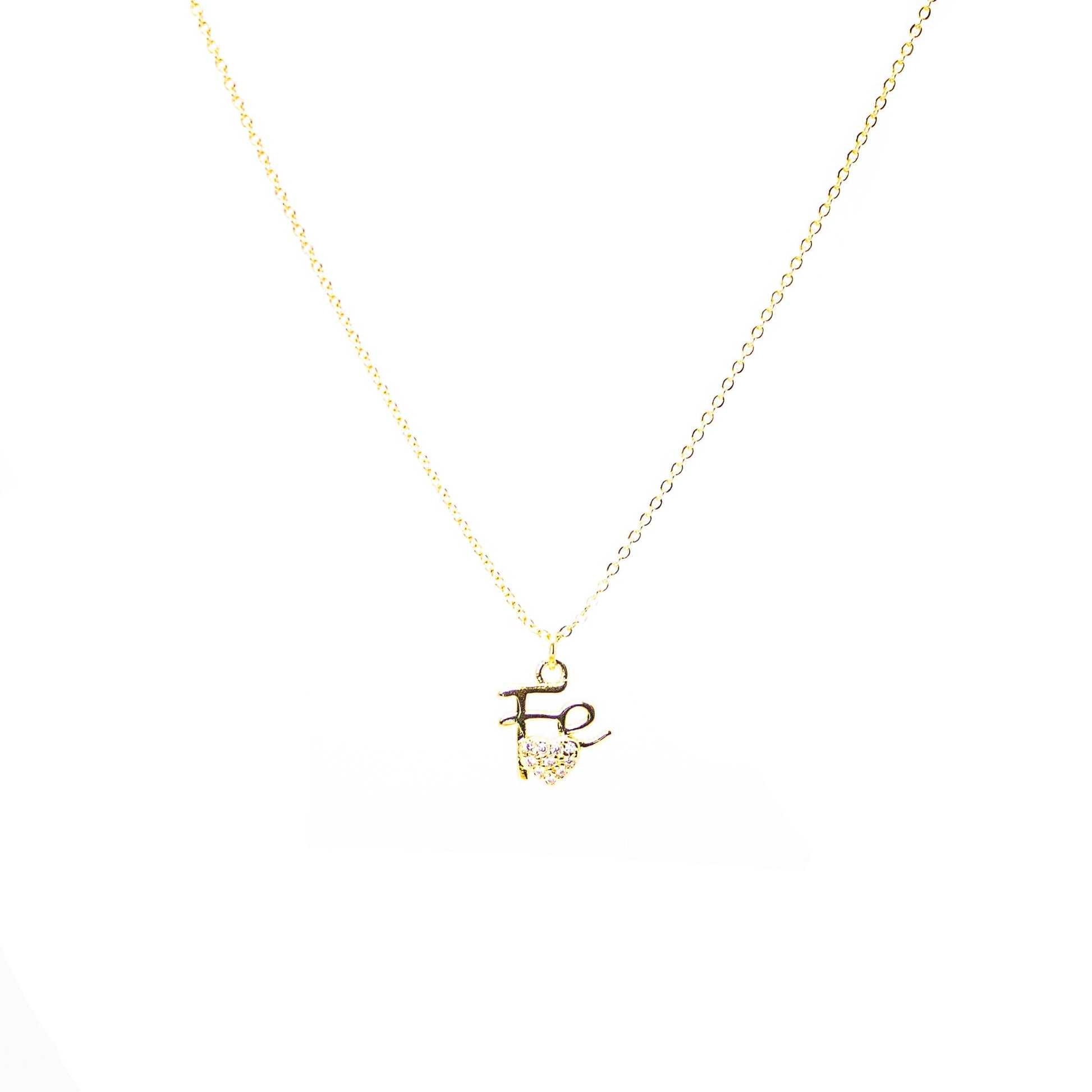 Collar Fe Pura Baño en Oro