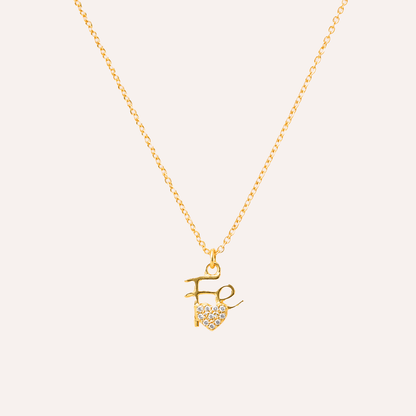 Collar Fe Pura Bano Oro