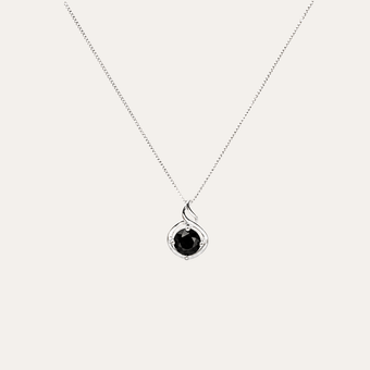 Collar Fuego Black Plata 925